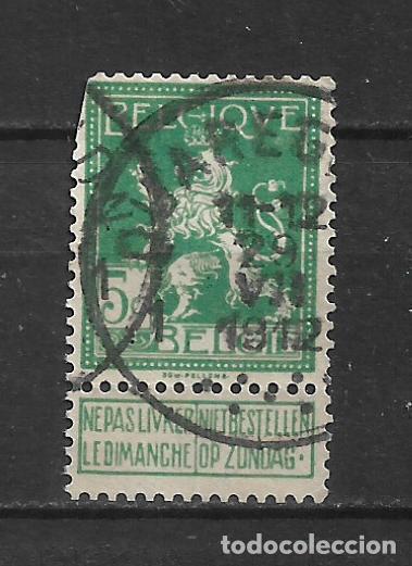 Sellos: belgica 1912 sello usado - 8/13