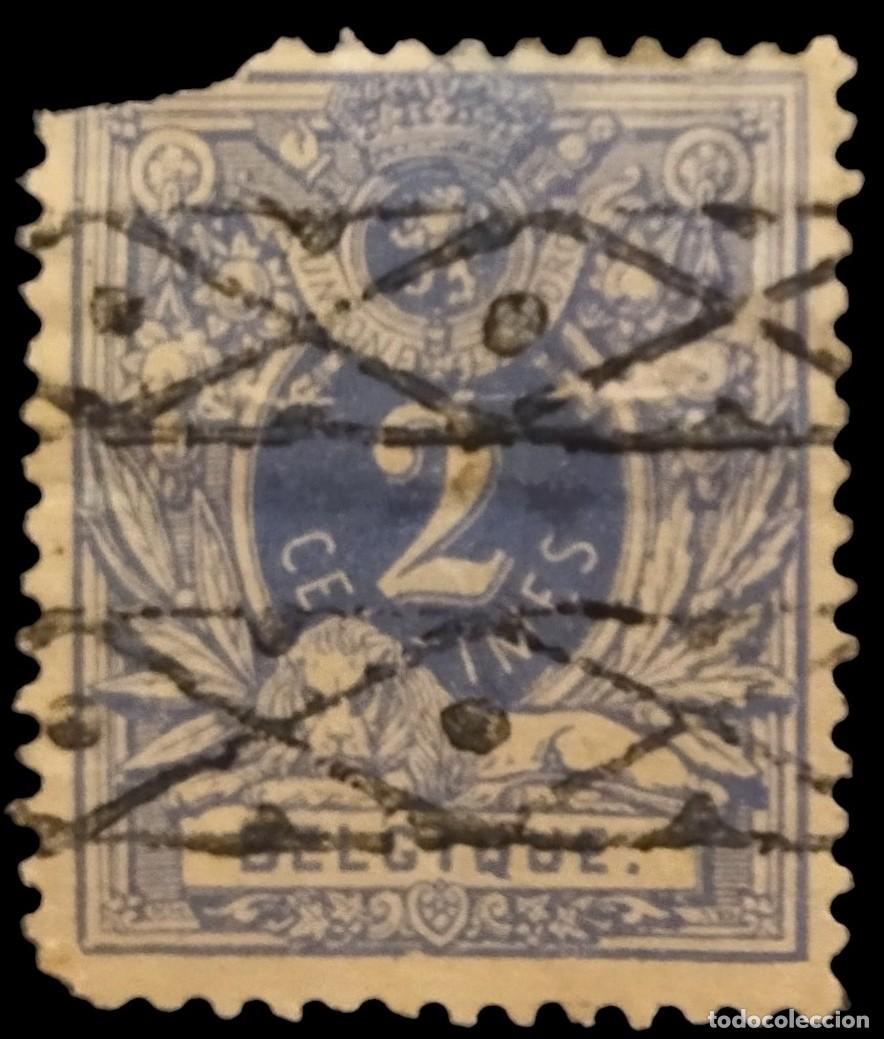 Sellos: B&Eacute;LGICA 1869 -1880 Cifras. USADO.