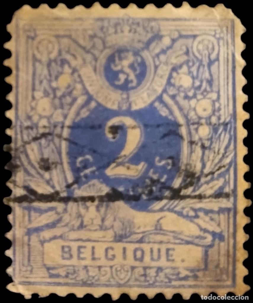 Sellos: B&Eacute;LGICA 1869 -1880 Cifras. USADO.