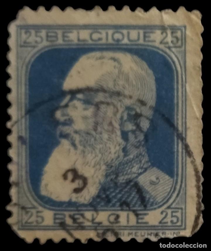 Sellos: B&Eacute;LGICA 1905 Leopoldo II. USADO.