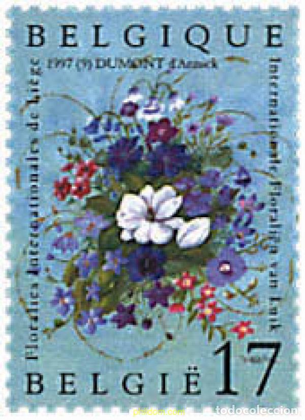 Sellos: 97135 MNH BELGICA 1997 FLORAL INTERNACIONAL DE LIEJA