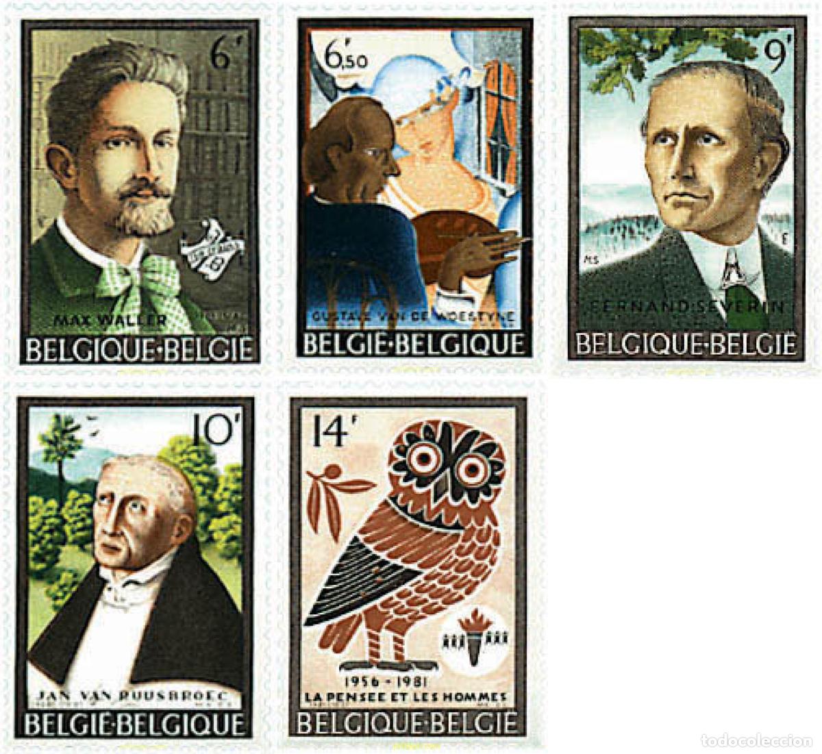 Sellos: 85196 MNH BELGICA 1981 PRO OBRAS CULTURALES