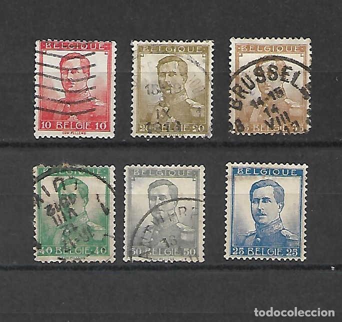 Sellos: Alberto I, rey . CL&Aacute;SICOS. B&eacute;lgica . sellos a&ntilde;os 1914/18