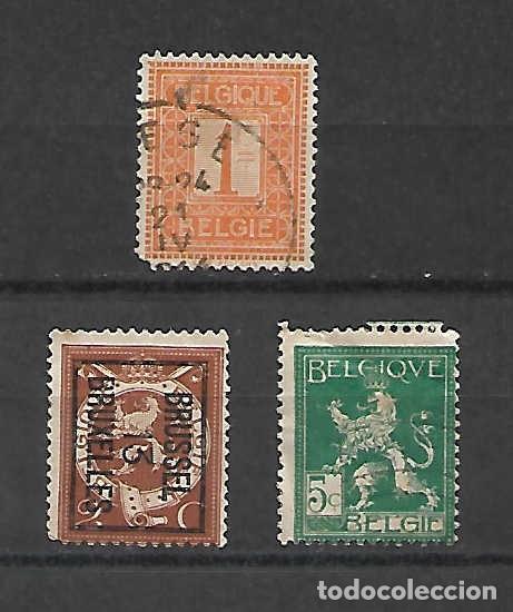 Sellos: CL&Aacute;SICOS, sin bandeleta. B&eacute;lgica . sellos a&ntilde;os 1912/13