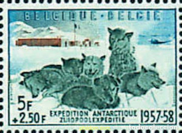 Sellos: 22771 MNH BELGICA 1957 EXPEDICION BELGA A LA ANTARTIDA 1957-58