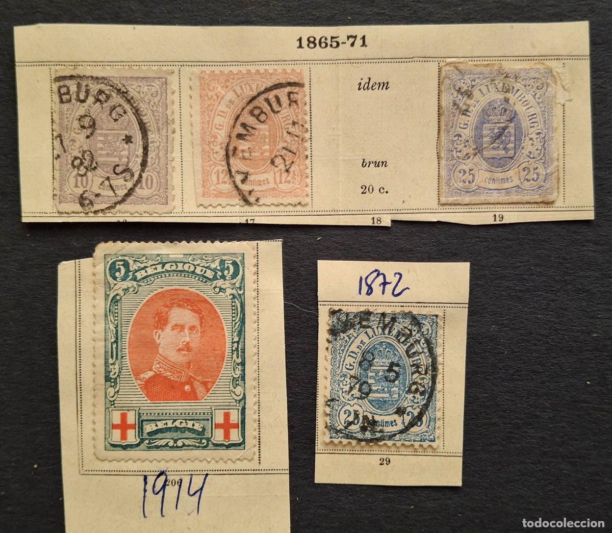 Timbres: 1865-1914 Belgica 5 sellos