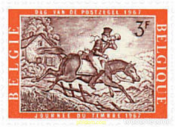 Sellos: 84022 MNH BELGICA 1967 DIA DEL SELLO