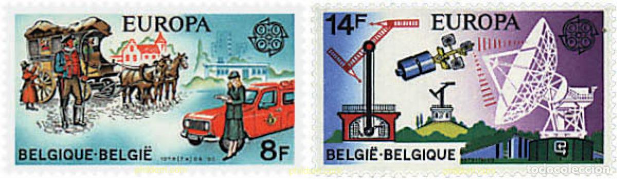 Sellos: 85934 MNH BELGICA 1979 EUROPA CEPT. COMUNICACIONES