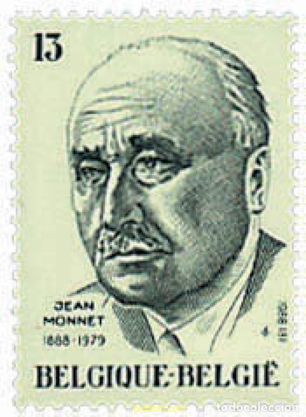 Sellos: 84913 MNH BELGICA 1988 CENTENARIO DEL NACIMIENTO DE JEAN MONNET
