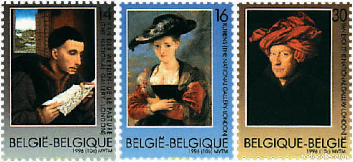 Sellos: 85300 MNH BELGICA 1996 OBRAS DE ARTE BELGAS EN EL EXTRANJERO