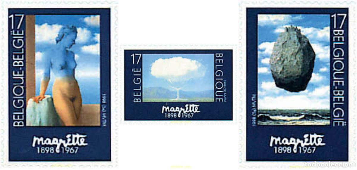 Sellos: 85347 MNH BELGICA 1998 CENTENARIO DEL NACIMIENTO DE RENE MAGRITTE