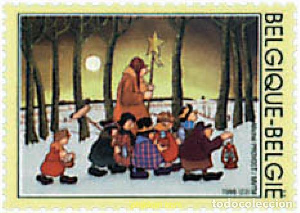 Sellos: 87933 MNH BELGICA 1998 NAVIDAD Y A&Ntilde;O NUEVO
