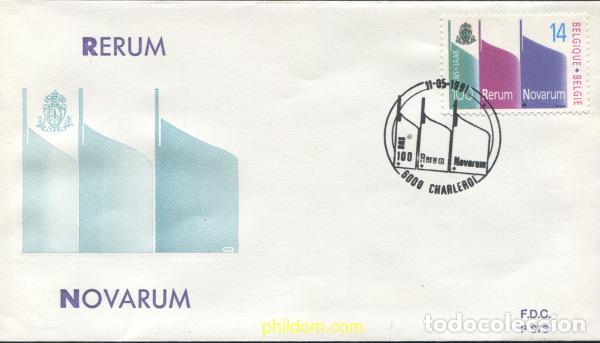 Sellos: 407401 MNH BELGICA 1991 CENTENARIO DE LA ENCICLICA RERUM NOVARUM
