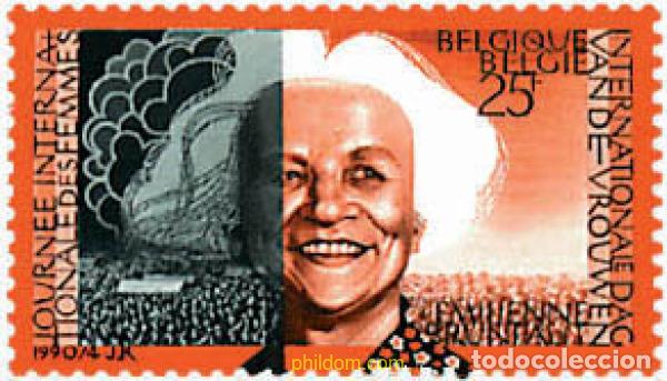 Sellos: 85084 MNH BELGICA 1990 DIA INTERNACIONAL DE LA MUJER