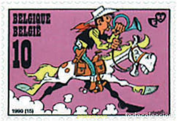 Sellos: 86042 MNH BELGICA 1990 FILATELIA DE LA JUVENTUD. LUCKY LUKE