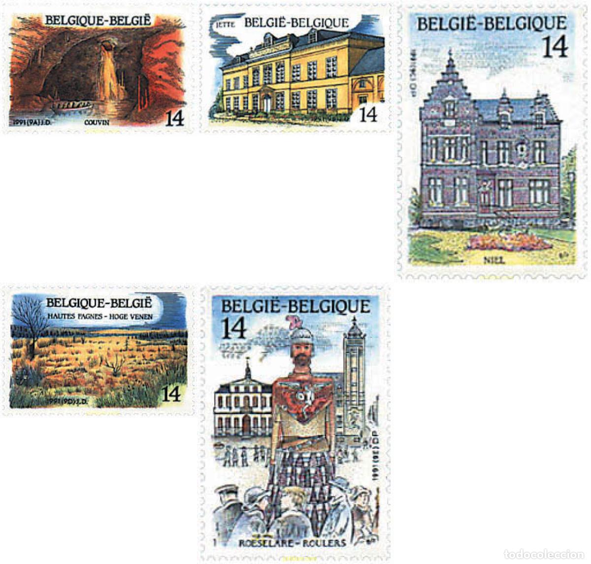 Sellos: 86058 MNH BELGICA 1991 TURISMO