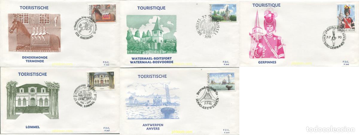 Sellos: 407416 MNH BELGICA 1990 TURISMO