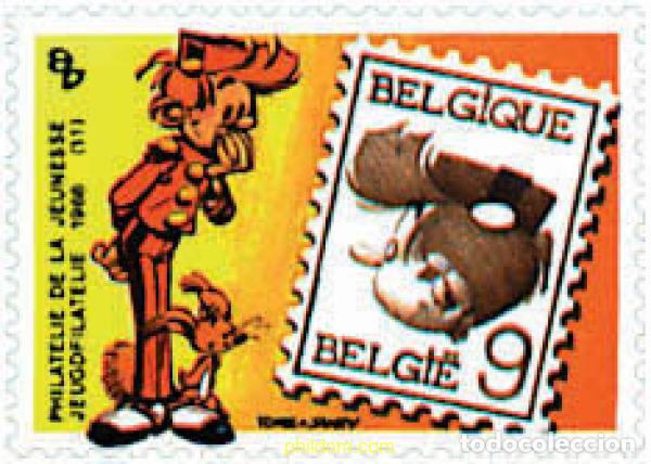 Sellos: 85402 MNH BELGICA 1988 FILATELIA DE LA JUVENTUD. SPIROU