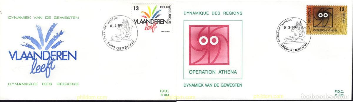 Selos: 407441 MNH BELGICA 1988 DINAMICA DE LAS REGIONES