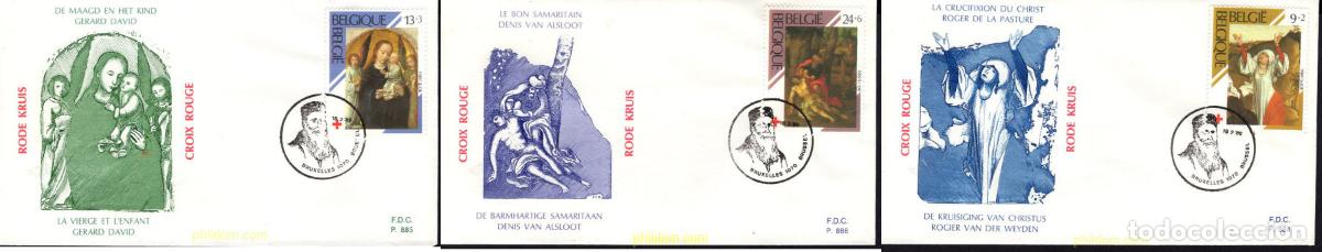 Sellos: 407436 MNH BELGICA 1989 PRO CRUZ ROJA. PINTURAS