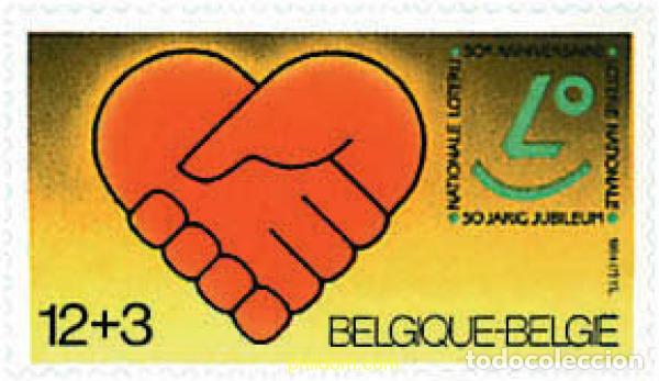 Sellos: 85298 MNH BELGICA 1984 50 ANIVERSARIO DE LA LOTERIA NACIONAL