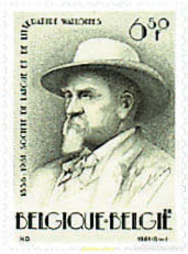 Sellos: 84660 MNH BELGICA 1981 125 ANIVERSARIO DE LA SOCIEDAD DE LA LENGUA Y LITERATURA VALONA