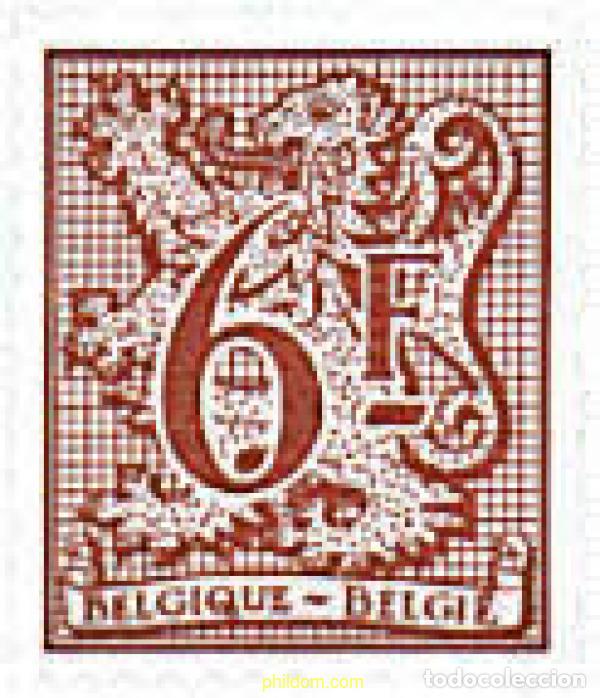 Sellos: 85186 MNH BELGICA 1981 CIFRA SOBRE LEON HERALDICO