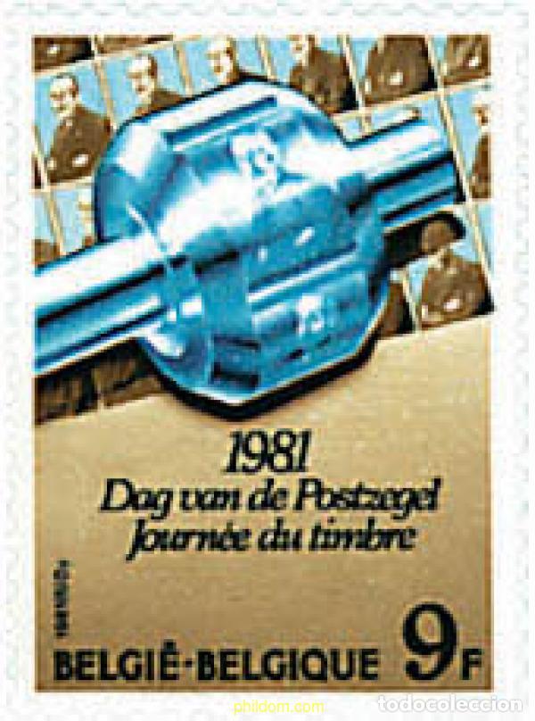 Sellos: 77895 MNH BELGICA 1981 DIA DEL SELLO