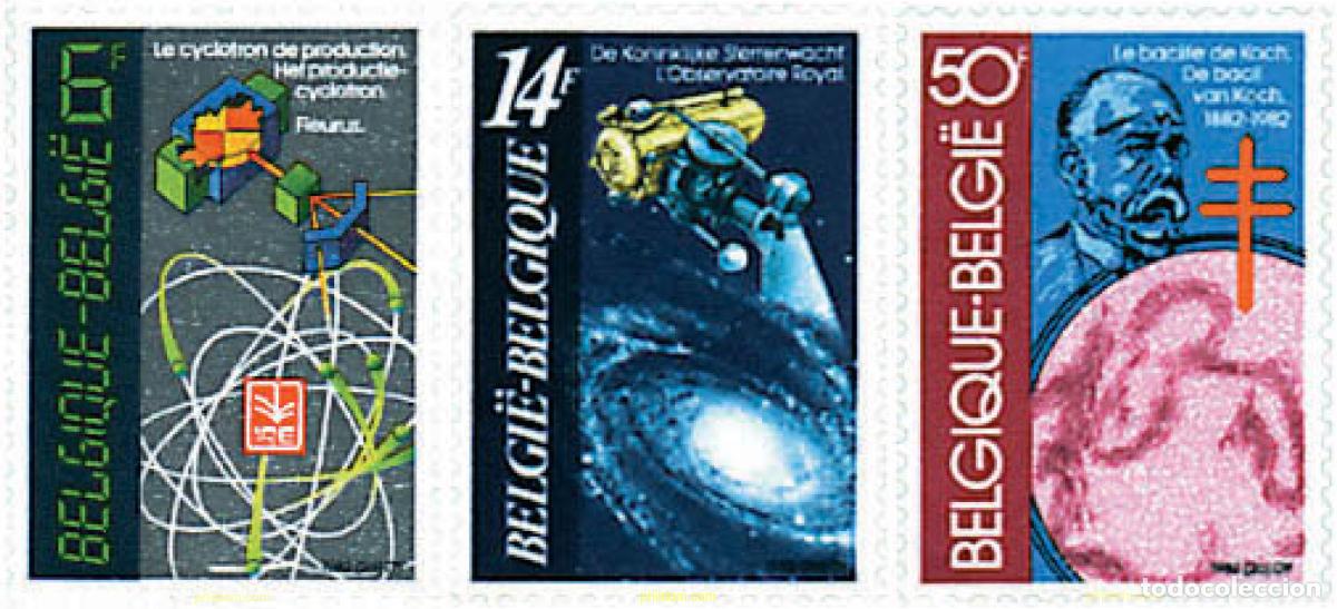 Sellos: 85199 MNH BELGICA 1982 SERIE CIENTIFICA
