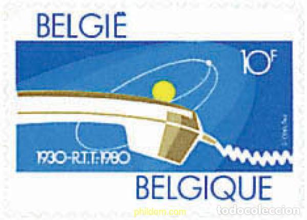 Sellos: 85175 MNH BELGICA 1980 50 ANIVERSARIO DE LA ADMINISTRACION DE TELEGRAFOS Y TELEFONOS