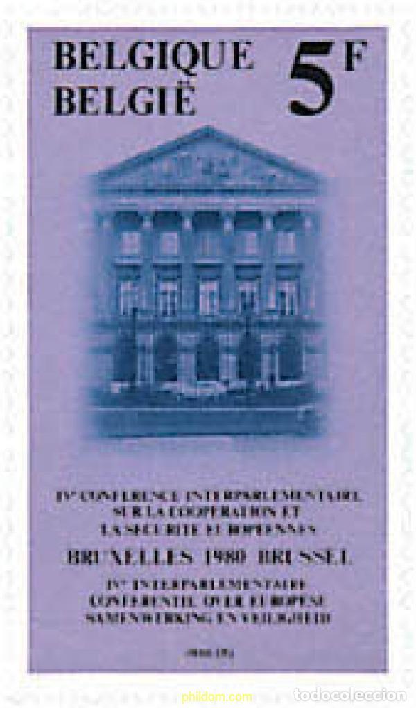 Sellos: 84647 MNH BELGICA 1980 4 CONFERENCIA INTERPARLEMANTARIA SOBRE LA COOPERACION Y LA SEGURIDAD EUROPEA