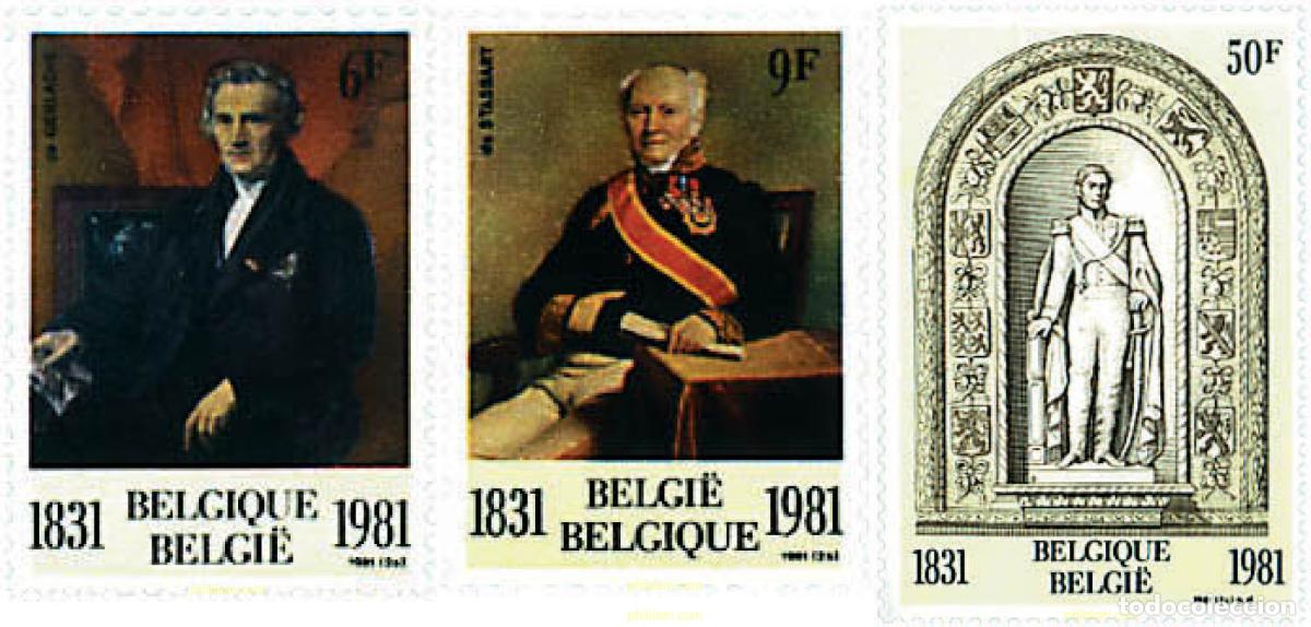 Sellos: 85188 MNH BELGICA 1981 150 ANIVERSARIO DE LA DINASTIA Y DEL PARLAMENTO