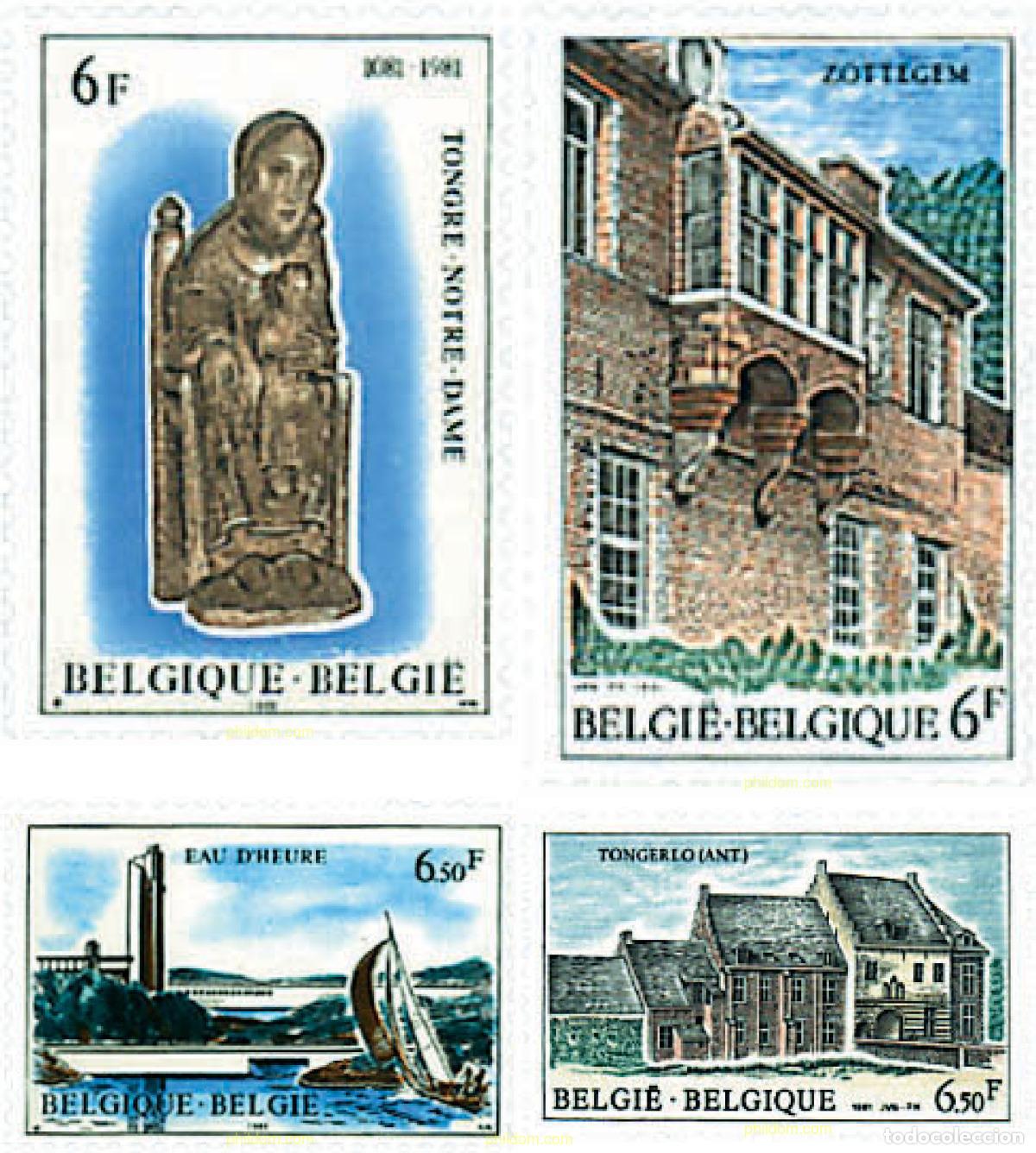 Sellos: 85190 MNH BELGICA 1981 TURISMO