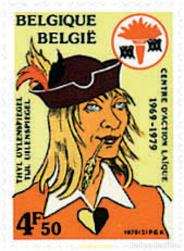 Sellos: 77885 MNH BELGICA 1979 10 ANIVERSARIO DEL CENTRO DE ACCION LAICA