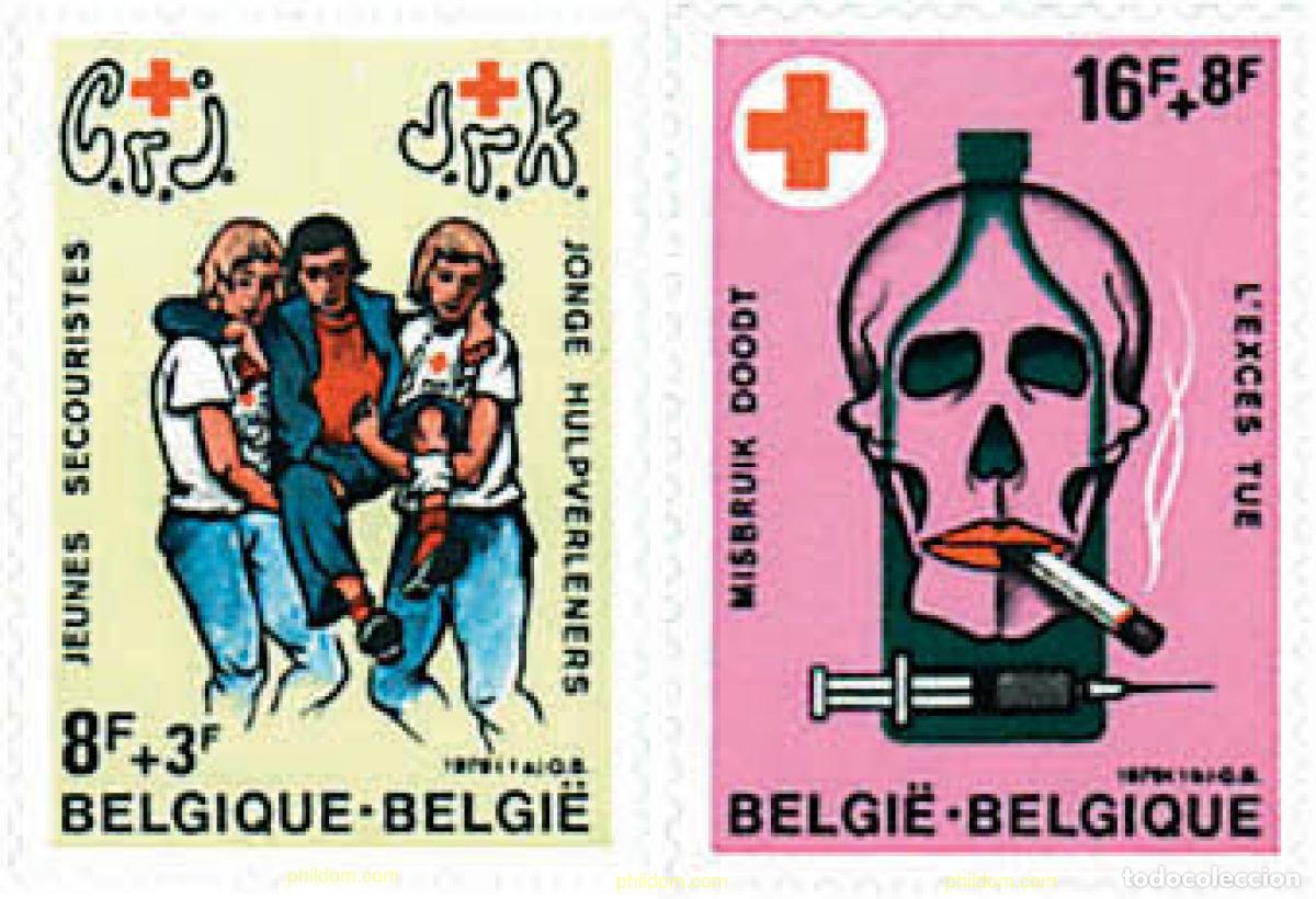Sellos: 84556 MNH BELGICA 1979 PRO CRUZ ROJA