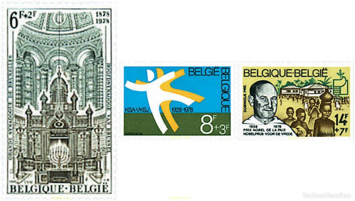 Sellos: 85076 MNH BELGICA 1978 PRO SOLIDARIDAD. ANIVERSARIOS