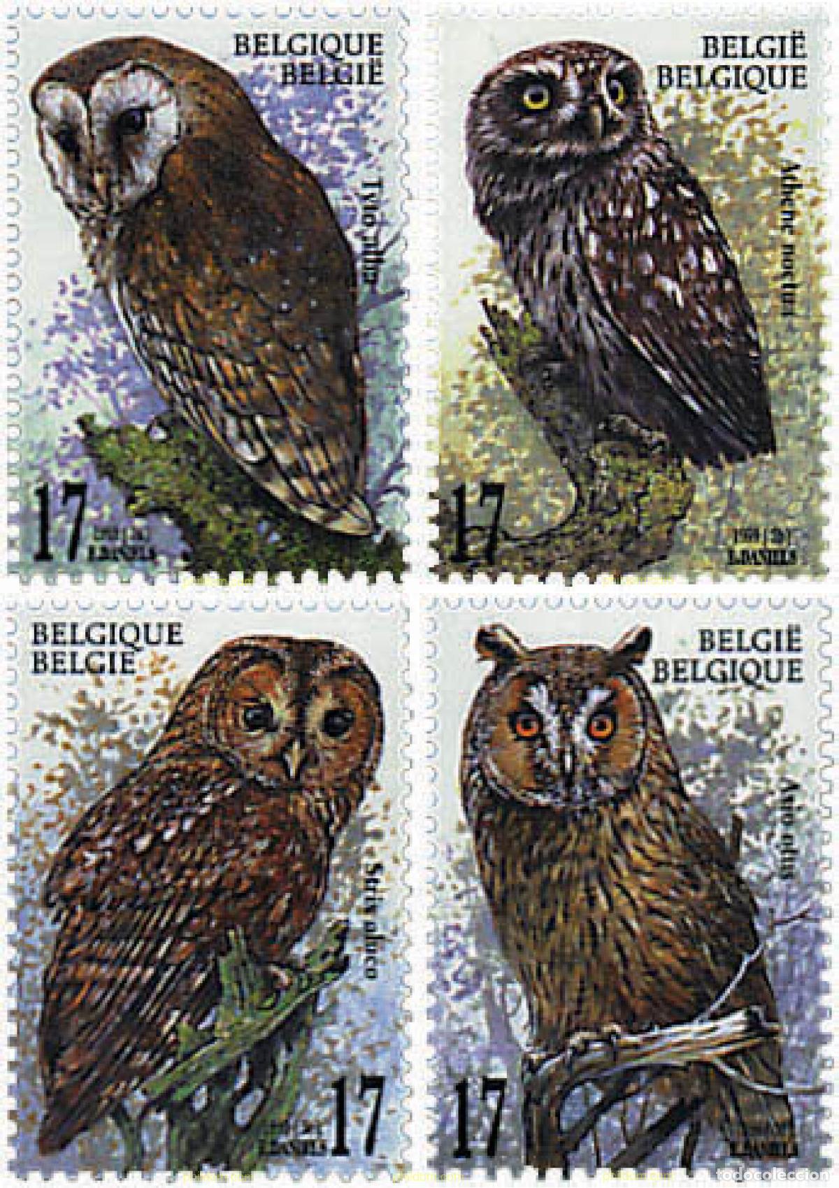 Sellos: 85371 MNH BELGICA 1999 AVES RAPACES