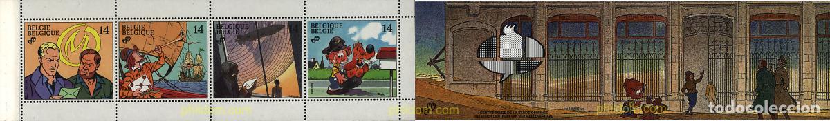 Sellos: 2333 MNH BELGICA 1991 FILATELIA DE LA JUVENTUD. PERSONAJES DEL COMIC