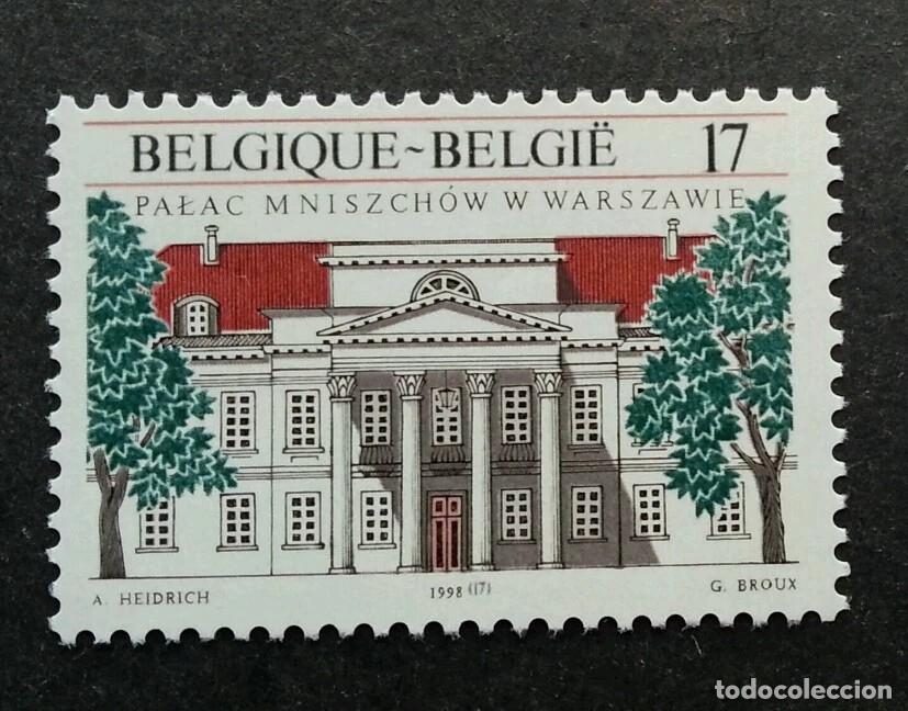 Sellos: Belgica 1998 Ivert 2779 *** El Palacio MNISZECH en Varsovia - Embajada de B&eacute;lgica