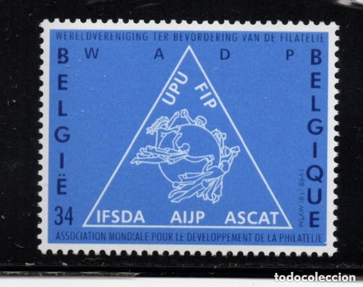 Sellos: Belgica 1998 Ivert 2784 *** D&iacute;a Mundial del Correo - Asociaci&oacute;n Mundial Desarrollo Filatelia
