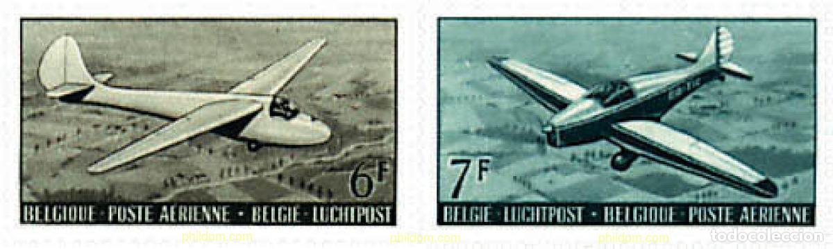 Briefmarken: 291768 HINGED BELGICA 1951 50 ANIVERSARIO DEL AEROCLUB REAL DE BELGICA