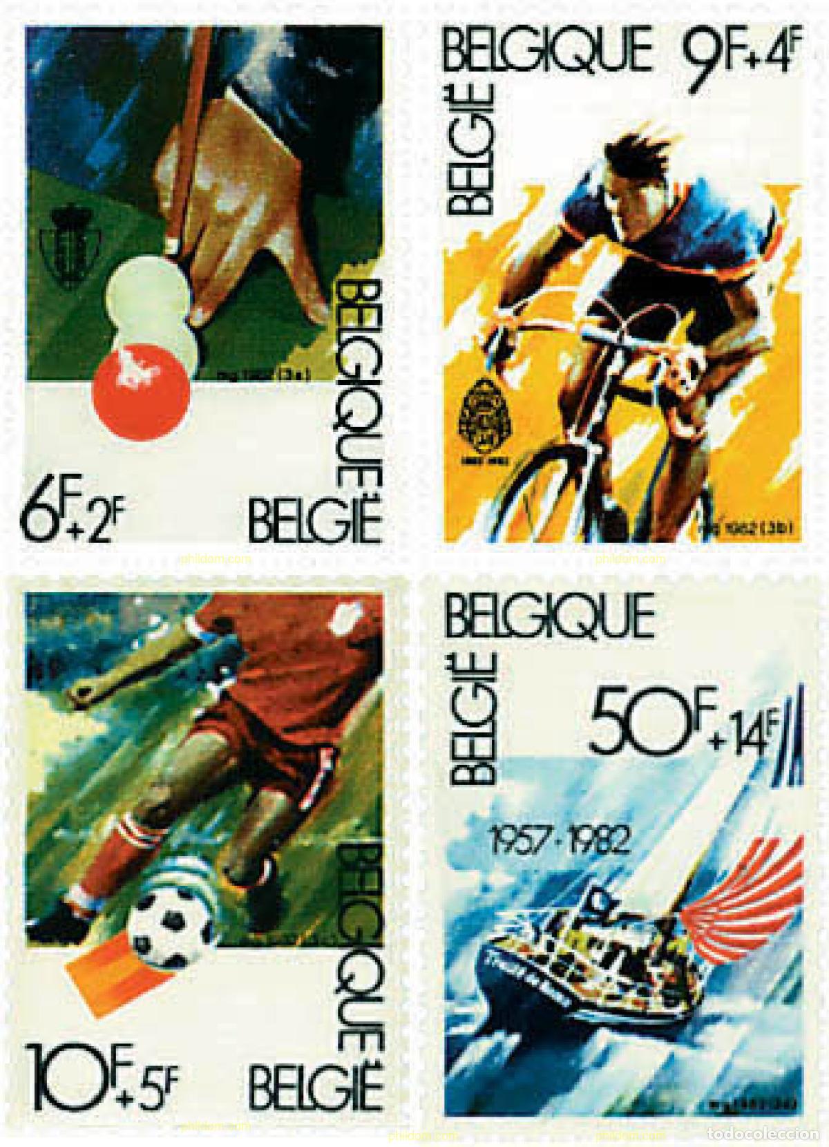 Sellos: 85200 MNH BELGICA 1982 DEPORTES