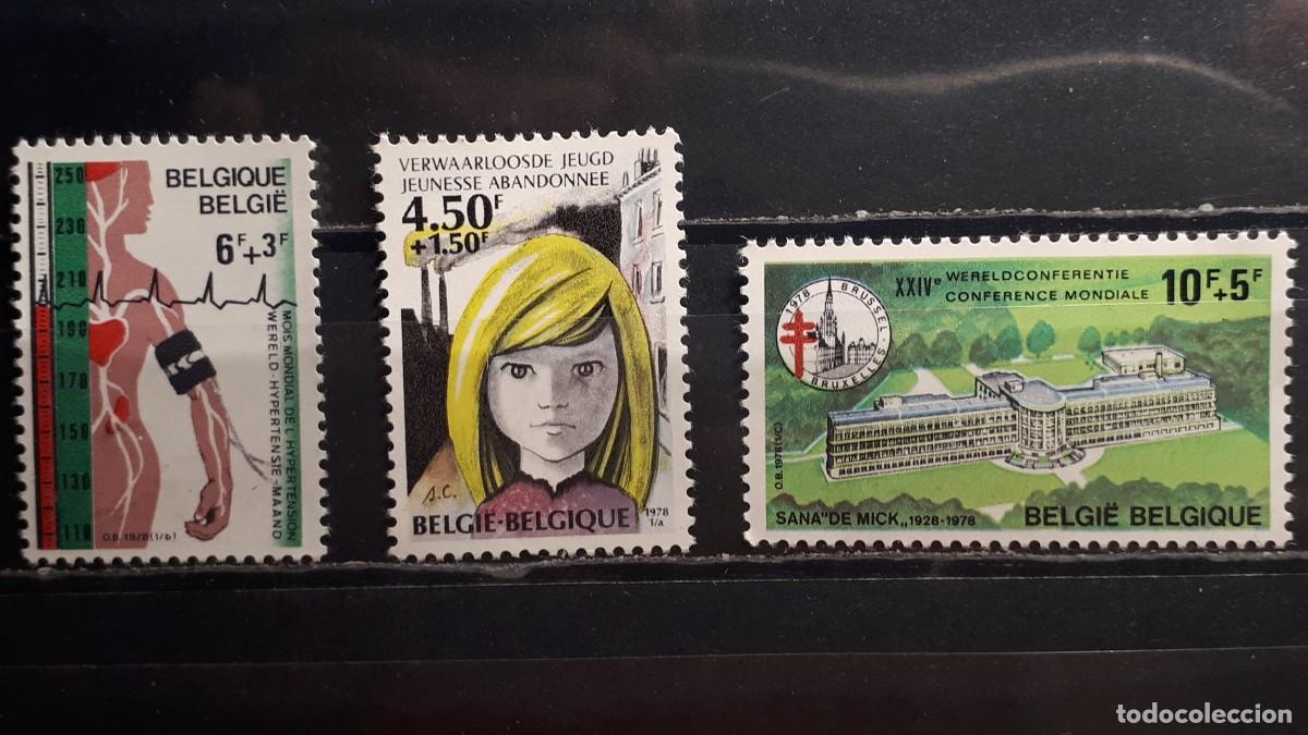 Sellos: B&Eacute;LGICA. A&Ntilde;O 1978. **. YVERT 1876/8
