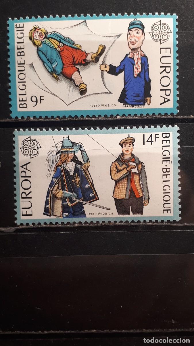 Sellos: B&Eacute;LGICA. A&Ntilde;O 1981. **. YVERT 2006/7