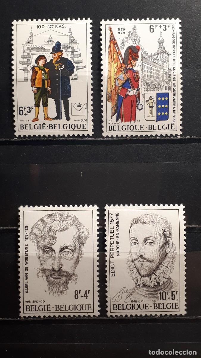 Sellos: B&Eacute;LGICA. A&Ntilde;O 1978. **. YVERT 1888/91