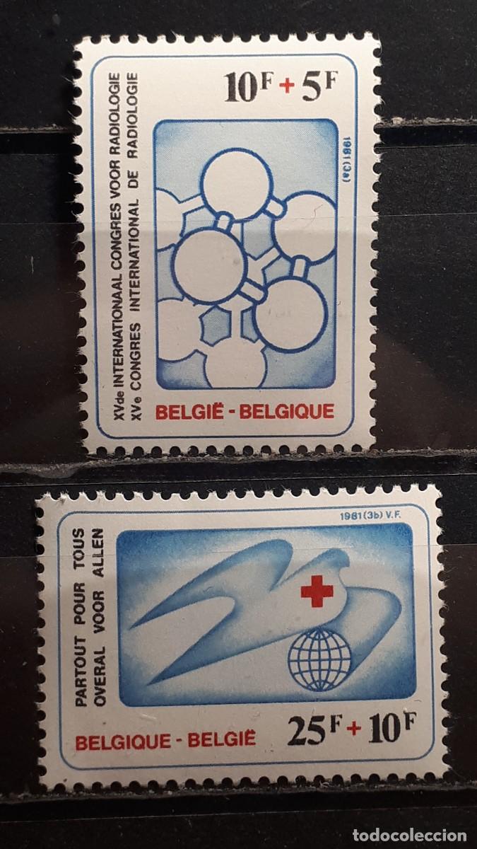 Sellos: B&Eacute;LGICA. A&Ntilde;O 1981. **. YVERT 2004/5