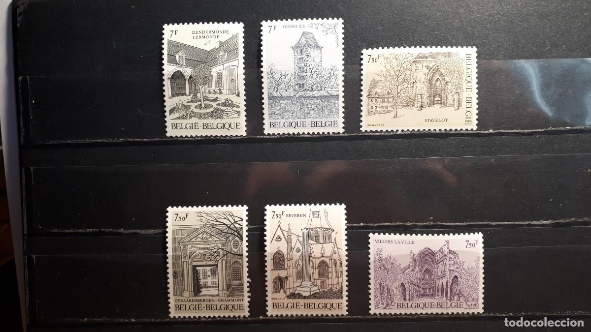 Sellos: B&Eacute;LGICA. A&Ntilde;O 1982. **. YVERT 2054/9