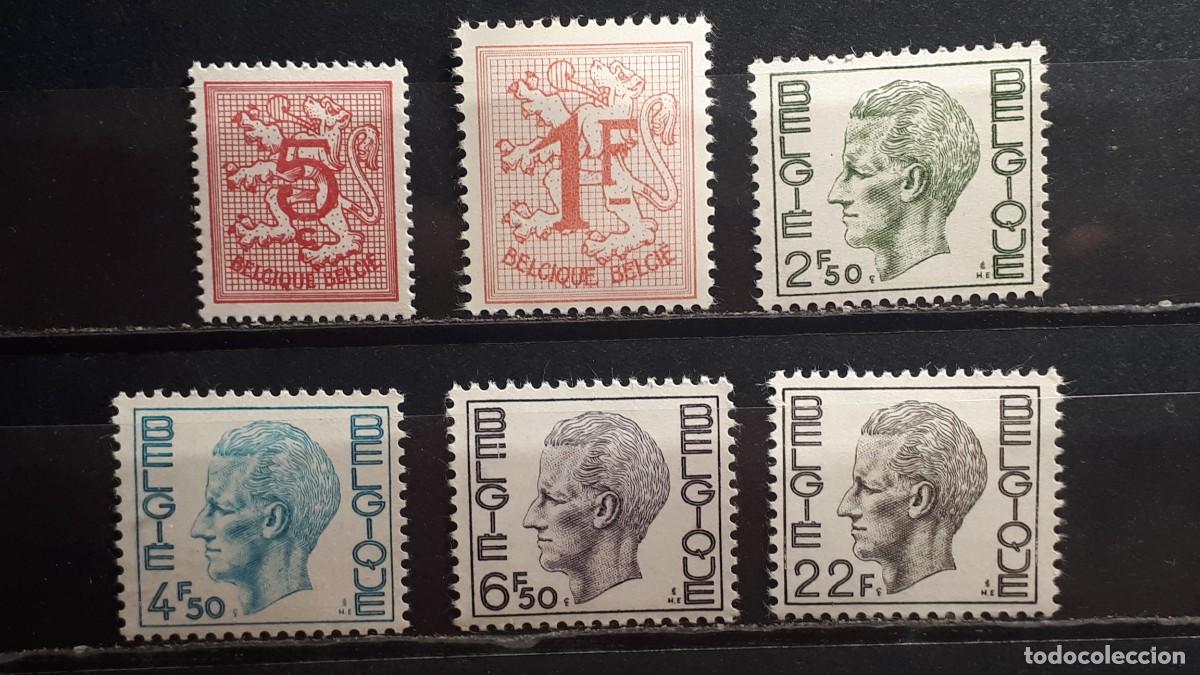 Sellos: B&Eacute;LGICA. A&Ntilde;O 1974. **. YVERT 1715/20