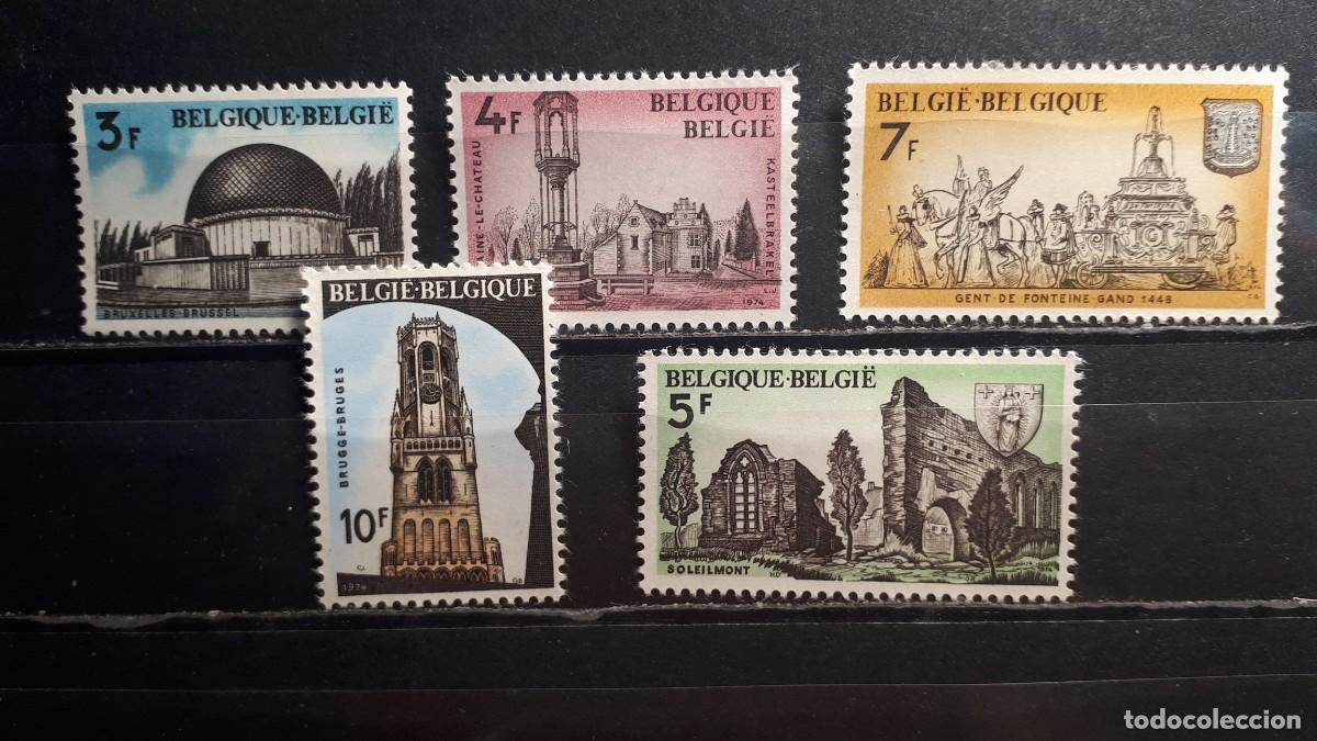 Sellos: B&Eacute;LGICA. A&Ntilde;O 1974. **. YVERT 1710/4