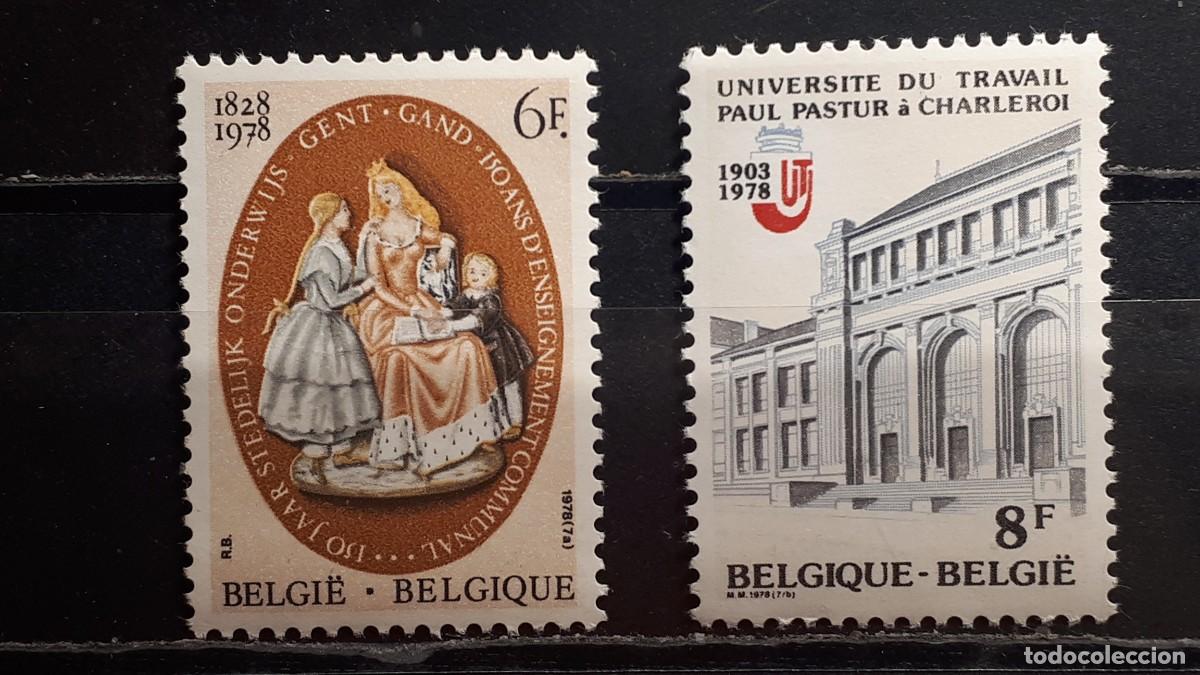 Sellos: B&Eacute;LGICA. A&Ntilde;O 1978. **. YVERT 1900/1
